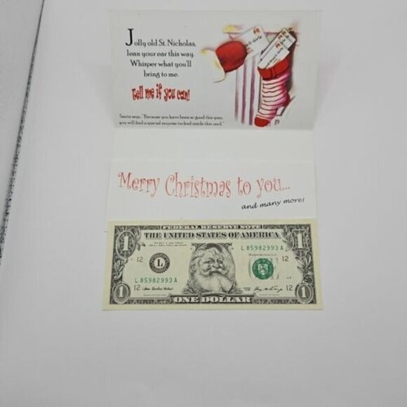 Publix Supermarket Christmas 2006 Santa One Dollar Note Uncirculated NOEL - Picture 14 of 16